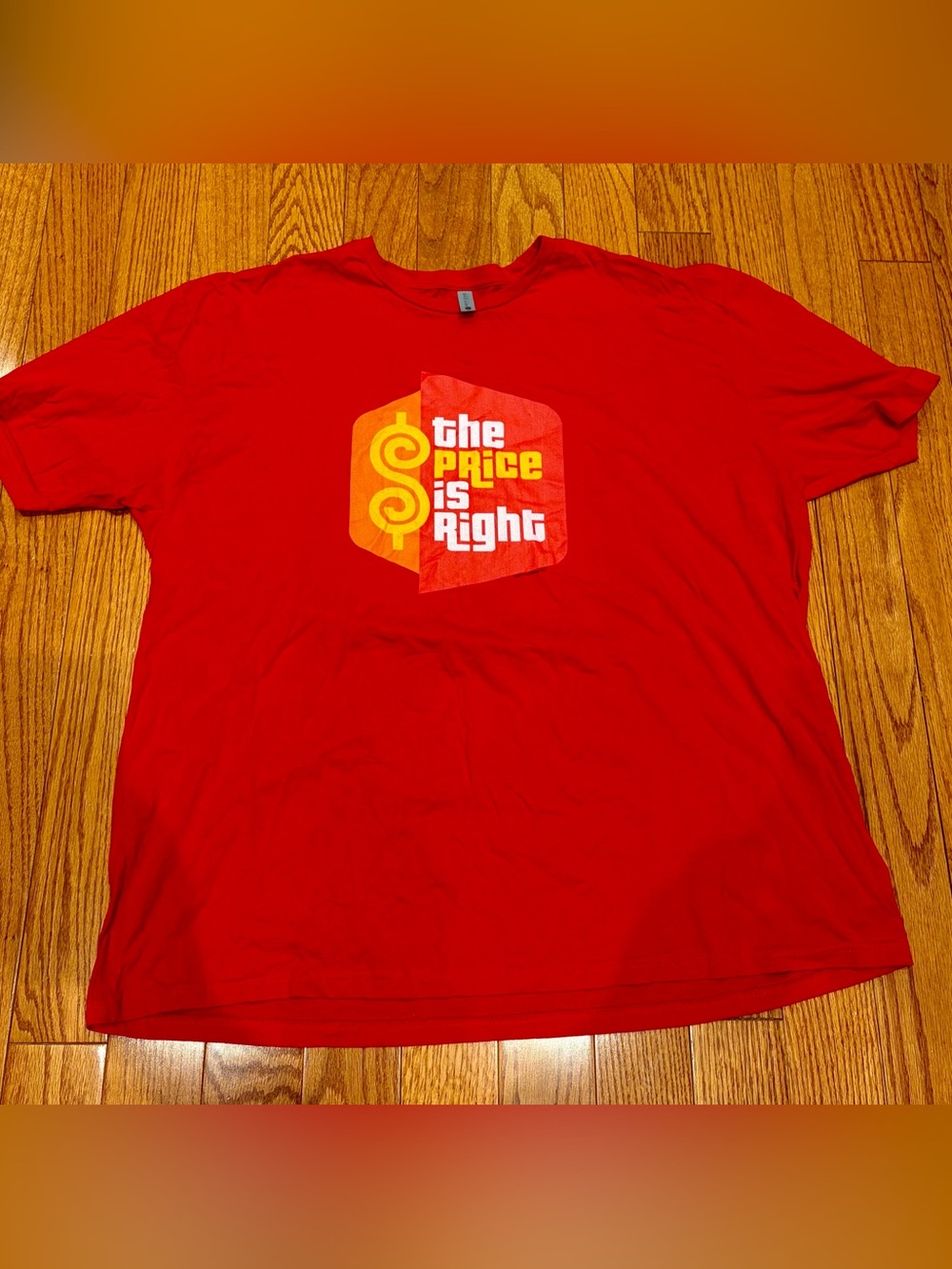 Big and Tall Next Level Apparel Red 'The Price Is Right' Logo Tee